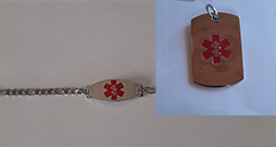 Medical Alert Braclet and Chain